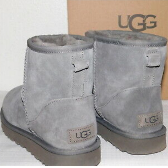 SALE! UGG Classic Mini Stud II Charcoal Boots - Picture 13 of 13